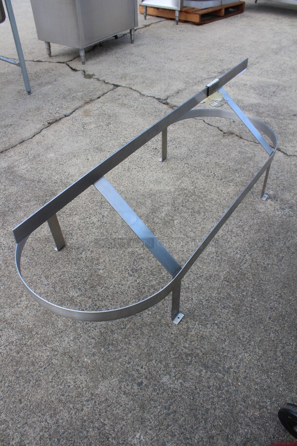 COOL! Commercial Stainless Steel Ceiling Mounted Pot Rack With Hooks. 60x24.5x22 - Image 3 of 3
