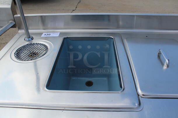 WOW! Commercial Stainless Steel Work Table With Covered Sink. 72x25x40 - Image 2 of 6