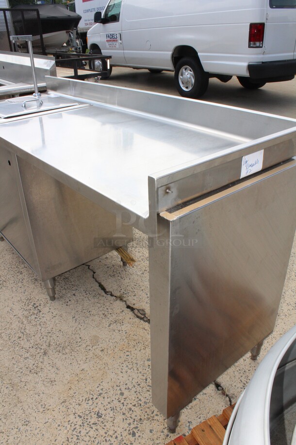 WOW! Commercial Stainless Steel Work Table With Covered Sink. 72x25x40 - Image 5 of 6