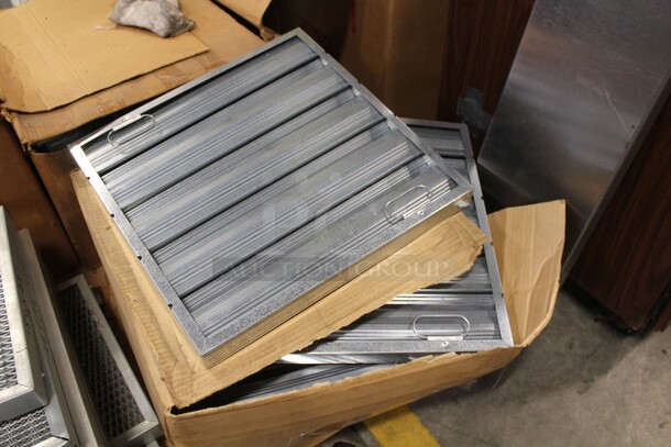 6 TIMES YOUR BID! 6 Baffle Filters. 20x20x2