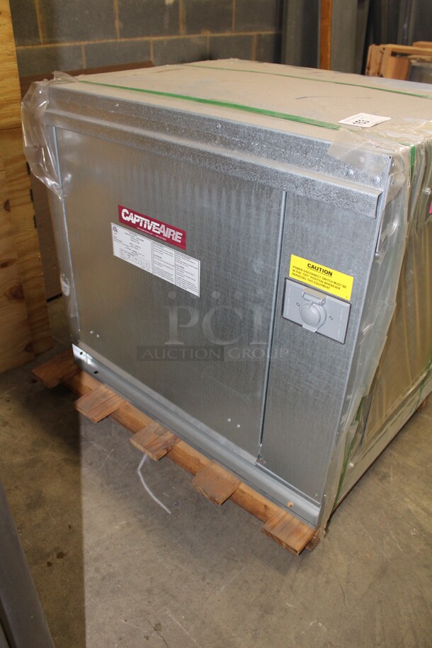 BRAND NEW! Captiveaire Model INLINE1-G10 Commercial Supply Air Fan. 32x26x30. 208V/60Hz. 3 Phase.  - Image 1 of 5