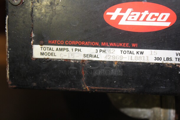 WOW! Hatco Model C-15 Commercial Booster Water Heater. 13x20.75x19.75 208V. 3 Phase.  - Image 2 of 4
