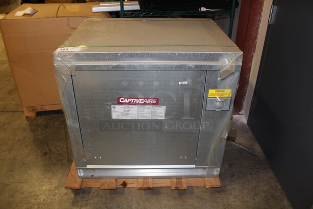 BRAND NEW! Captiveaire Model INLINE1-G10 Commercial Supply Air Fan. 32x26x30. 208V/60Hz. 3 Phase.  - Image 1 of 5