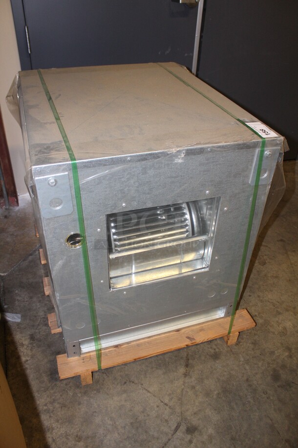 BRAND NEW! Captiveaire Model INLINE1-G10 Commercial Supply Air Fan. 32x26x30. 208V/60Hz. 3 Phase.  - Image 4 of 5