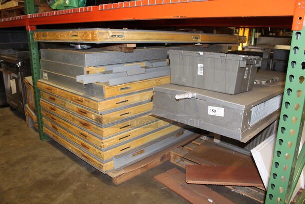 WOW! Brown Model BHT008X6B-WK075AE Commercial Walk In Cooler. 9'8x7'9'x8'5". Full Dimensions In Listing. - Image 1 of 5