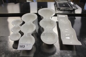 ALL ONE MONEY! Ceramic Serving Trays. 