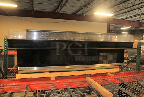 WOW! Hussmann Model RMID Commercial Self Contained Cheese/Deli Island Display Case. 10'x4'x3'   208/240V.  - Image 1 of 10