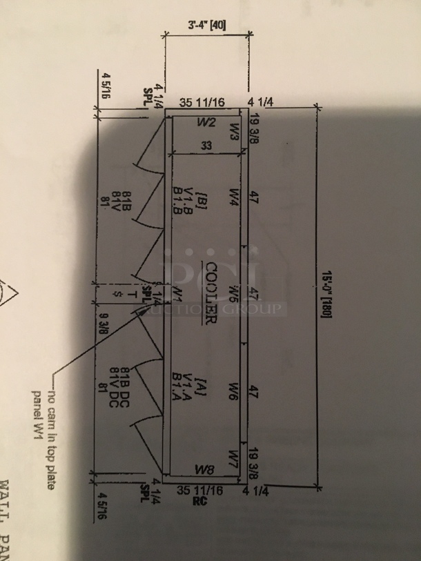 WOW! Imperial Walk In Cooler With Glass Doors. 15'X3'4x8'. Glass Panels Are Included But Not In The Doors. Dimensions And Condenser Information In Photos. - Image 10 of 11