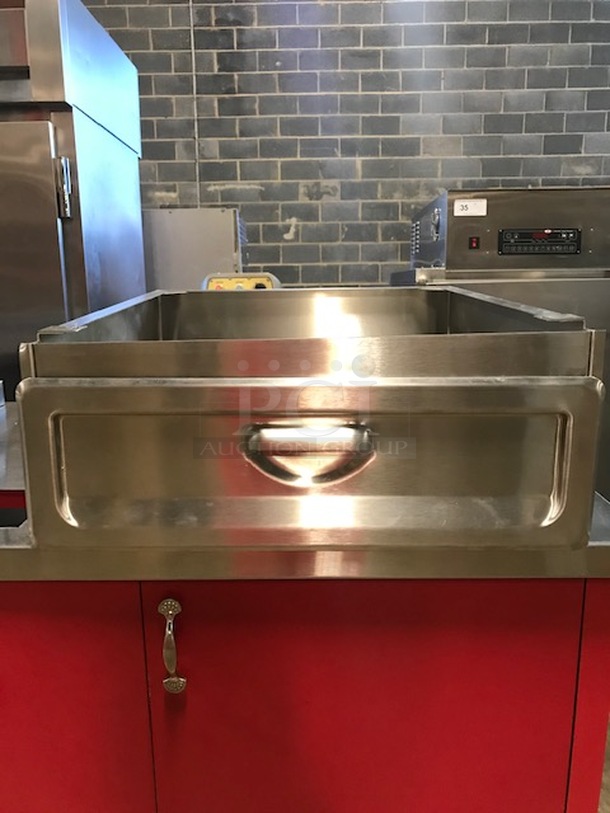 NEW! Hussmann Model 1R/B Commercial Stainless Steel Drawer. 20x20x5 - Image 2 of 3