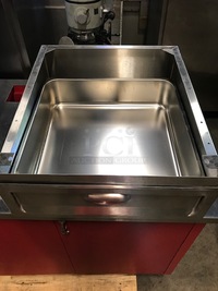 NEW! Hussmann Model 1R/B Commercial Stainless Steel Drawer. 20x20x5