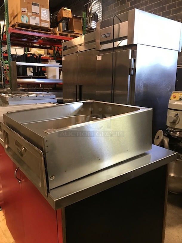 NEW! Hussmann Model 1R/B Commercial Stainless Steel Drawer. 20x20x5 - Image 3 of 3