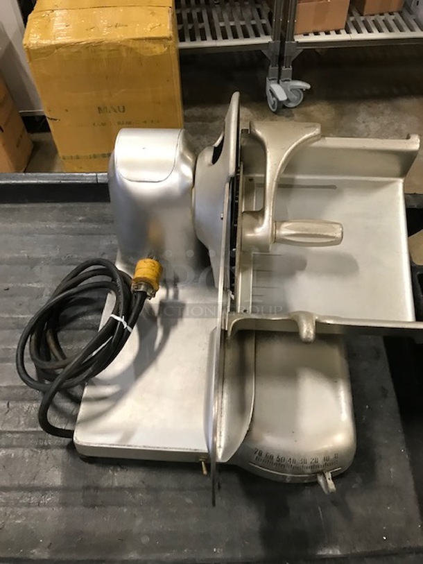 TERRIFIC! Hobart Model 4321 Commercial Stainless Steel Countertop Meat/Cheese Deli Slicer. 115V/60Hz.   - Image 3 of 6