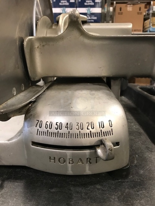 TERRIFIC! Hobart Model 4321 Commercial Stainless Steel Countertop Meat/Cheese Deli Slicer. 115V/60Hz.   - Image 5 of 6