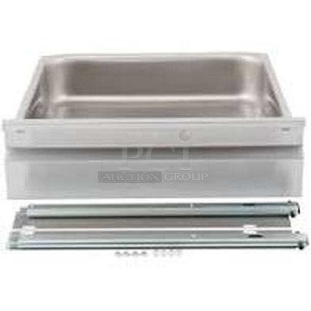 NEW IN BOX! Advance Tabco Model SS-2020 Commercial Stainless Steel Drawer. 20x20x5. Stock Photo