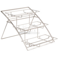 BRAND NEW IN BOX! American Metalcraft Model TASLG 3 Tier Stand. 15.25x21x12.75 Stock Photo. 