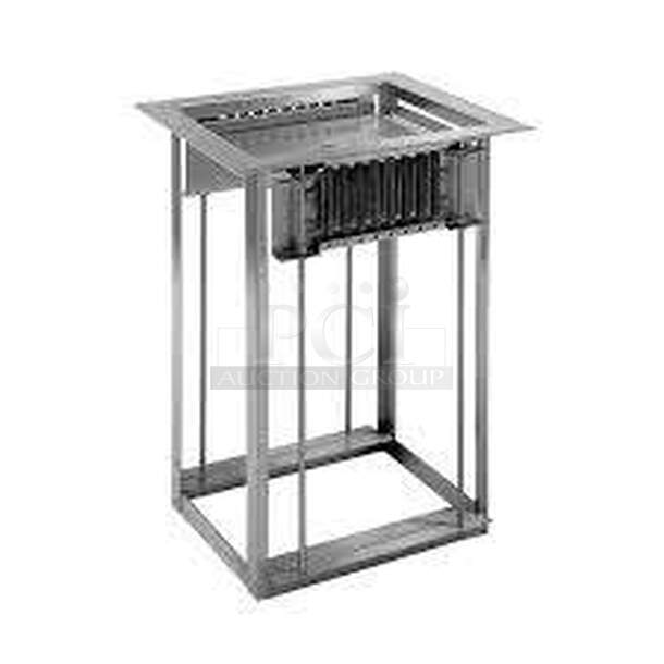 BRAND NEW IN CRATE! Delfield Model LT-2020 Commercial Stainless Steel Drop In Single Tray Dispenser for 20