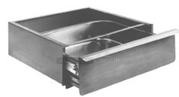 NEW IN BOX! Eagle Model 502946 Commercial Stainless Steel Drawer. 20x20x5. Stock Photo. 