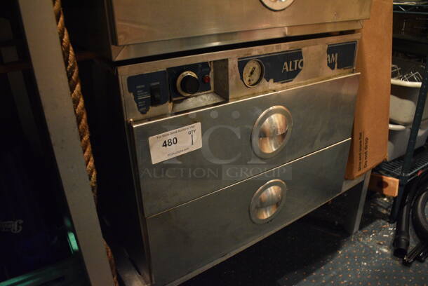 NICE! Alto Shaam Stainless Steel Commercial 2 Drawer Warming Drawer. 24x24x20 - Image 3 of 5