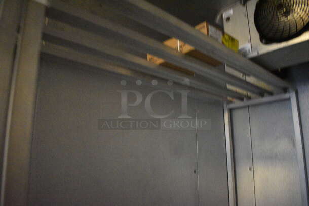 Metal 2 Tier Dunnage Style Shelving Unit. Does Not Include Contents. 72x24x64. BUYER MUST DISMANTLE. PCI CANNOT DISMANTLE FOR SHIPPING. PLEASE CONSIDER FREIGHT CHARGES. - Image 3 of 3