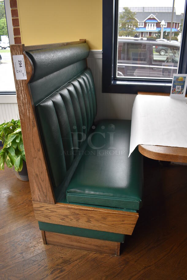 ALL ONE MONEY! Lot of 2 Single Sided Booths and 2 Tables! BUYER MUST REMOVE. 48.5x24x49, 48.5x44x49, 48x27x30 - Image 2 of 5