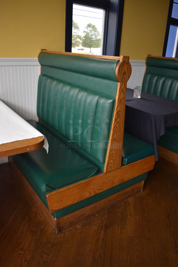 ALL ONE MONEY! Lot of 2 Single Sided Booths and 2 Tables! BUYER MUST REMOVE. 48.5x24x49, 48.5x44x49, 48x27x30 - Image 3 of 5