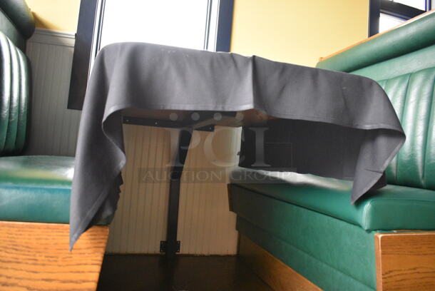 ALL ONE MONEY! Lot of 2 Single Sided Booths and 2 Tables! BUYER MUST REMOVE. 48.5x24x49, 48.5x44x49, 48x27x30 - Image 5 of 5