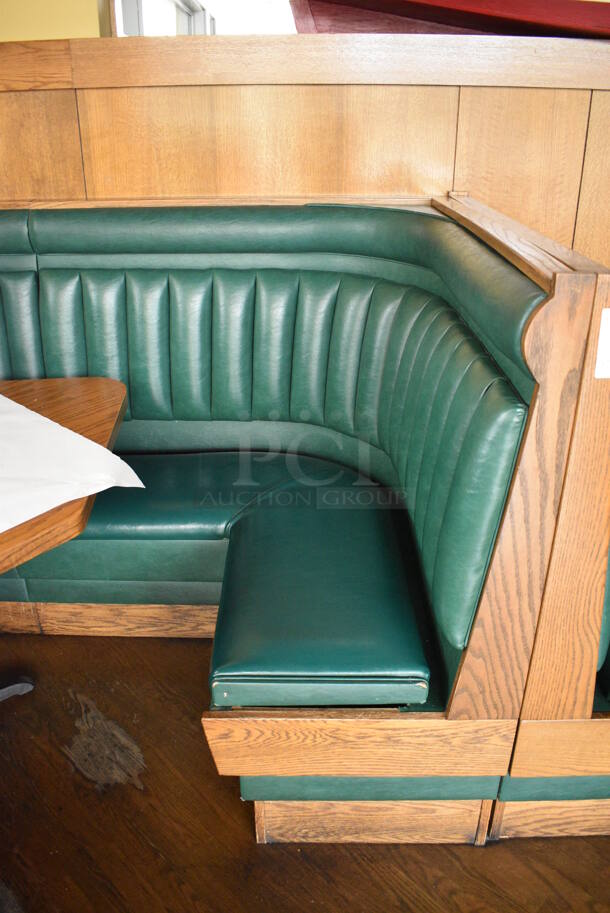 ALL ONE MONEY! Lot of C Shaped Booth and Wall Mount Table! BUYER MUST REMOVE. 96x96x49, 52x46x30 - Image 2 of 5