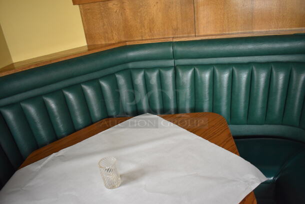 ALL ONE MONEY! Lot of C Shaped Booth and Wall Mount Table! BUYER MUST REMOVE. 96x96x49, 52x46x30 - Image 3 of 5