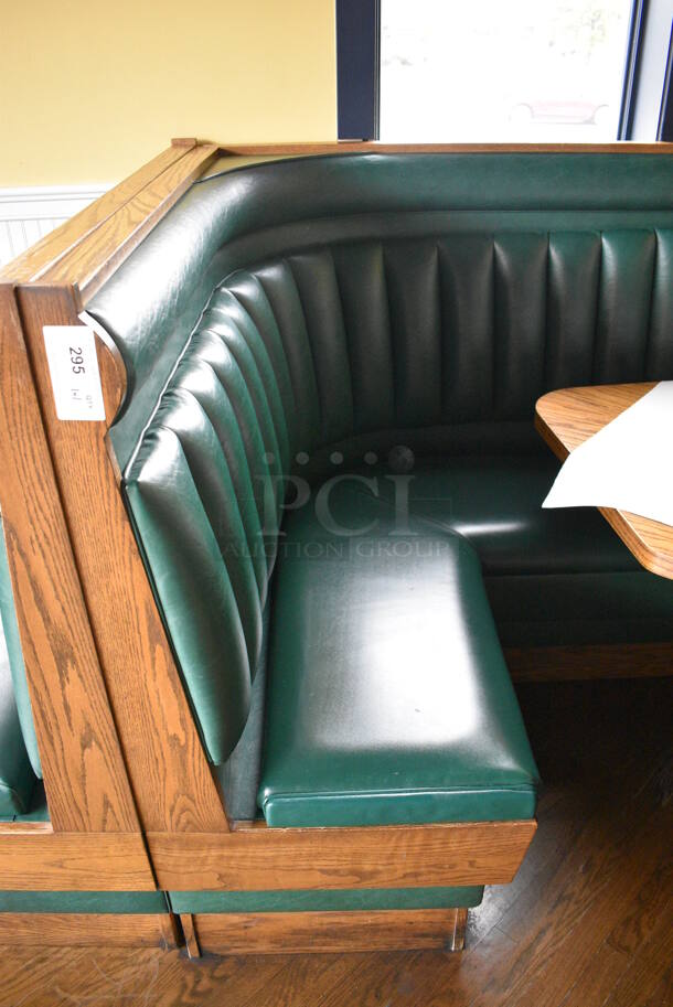 ALL ONE MONEY! Lot of C Shaped Booth and Wall Mount Table! BUYER MUST REMOVE. 96x96x49, 52x46x30 - Image 4 of 5