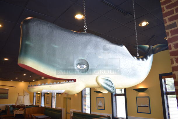 Whale Decoration. BUYER MUST REMOVE. 45x5x15 - Image 1 of 4
