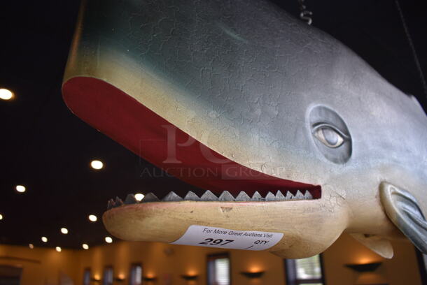 Whale Decoration. BUYER MUST REMOVE. 45x5x15 - Image 3 of 4