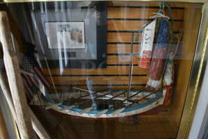 ALL ONE MONEY! Lot of Various Items Including Picture and Decorative Boat. Display Window: 36x32