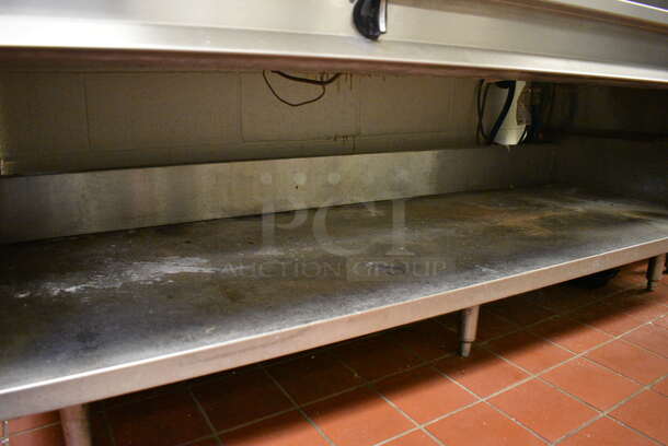 NICE! 2007 Delfield Model F14GW572 Stainless Steel Commercial 5 Well Electric Powered Steam Table w/ Metal Undershelf. 115 Volts, 1 Phase. 72x36x40. Tested and Working! - Image 4 of 6