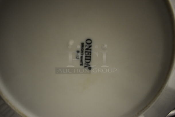24 White Ceramic Round Plates. 9x9x1. 24 Times Your Bid! - Image 3 of 3