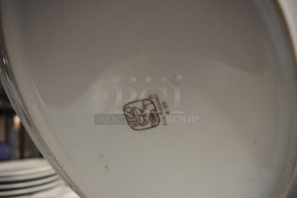 20 White Ceramic Oval Plates. 12x8.5x1.5. 20 Times Your Bid! - Image 4 of 4