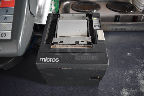Micros 15" POS System Monitor w/ Epson Model M129B Receipt Printer - Image 3 of 4