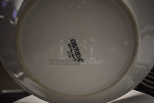 30 White Ceramic Round Plates. 7x7x1. 30 Times Your Bid! - Image 4 of 4