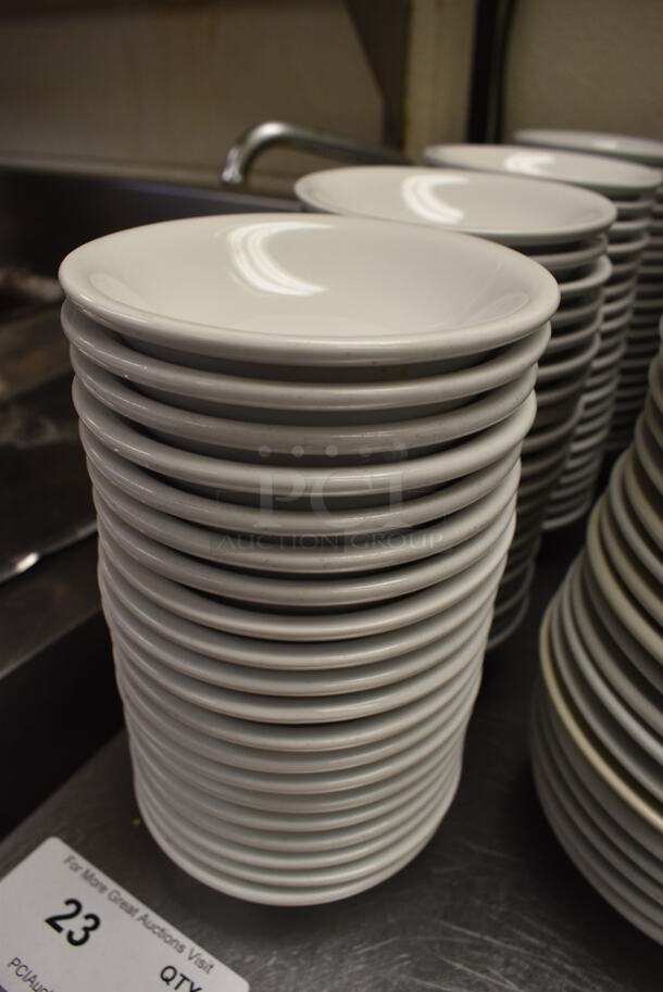 20 White Ceramic Bowls. 5x5x1. 20 Times Your Bid! - Image 2 of 3