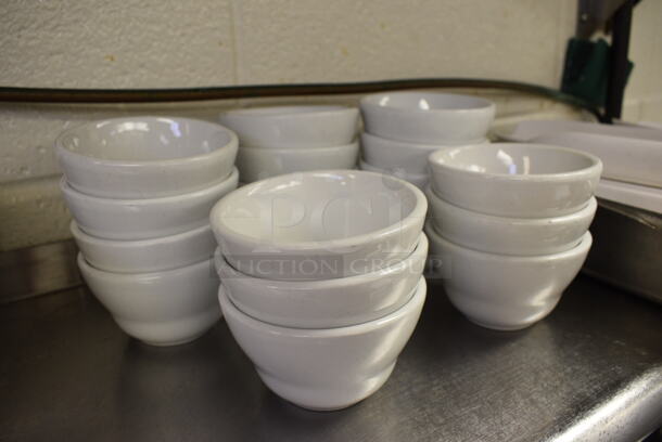18 White Ceramic Bowls. 4x4x2.5. 18 Times Your Bid! - Image 2 of 3