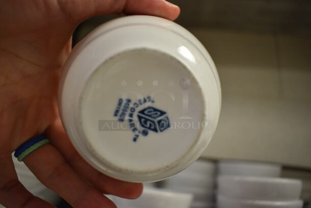 18 White Ceramic Bowls. 4x4x2.5. 18 Times Your Bid! - Image 3 of 3