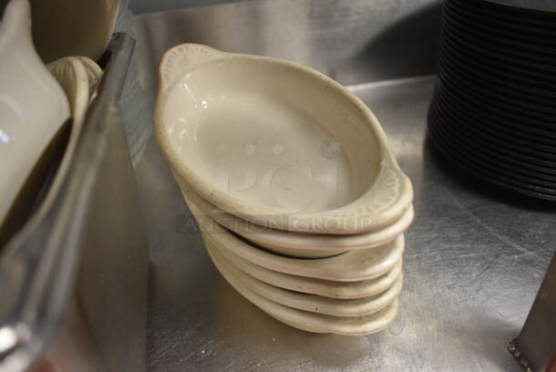 20 White Ceramic Single Casserole Dishes. 8x4x1.5. 20 Times Your Bid!