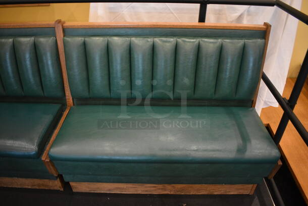 3 Wood Pattern Single Sided Booths. 48x24x38. 3 Times Your Bid! - Image 2 of 4
