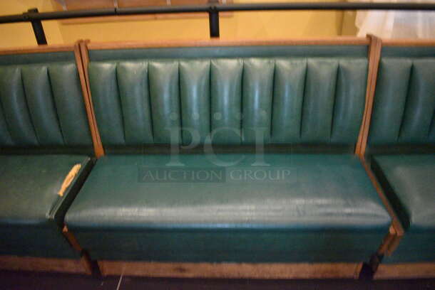 3 Wood Pattern Single Sided Booths. 48x24x38. 3 Times Your Bid! - Image 3 of 4