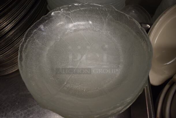 10 Glass Salad Plates. 8x8x1.5. 10 Times Your Bid! - Image 3 of 3