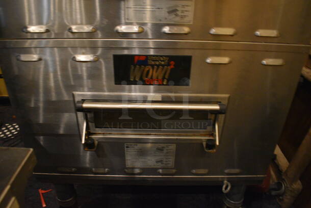 2 FANTASTIC! Middleby Marshall Model PS636G STD Stainless Steel Commercial Gas Powered Pizza Conveyor Ovens on Commercial Casters. This Unit Was Only Used For TWO SEASONS!! This Unit Will Be Professionally Uninstalled. 64x42x55.5. 2 Times Your Bid! Tested and Working! - Image 3 of 12