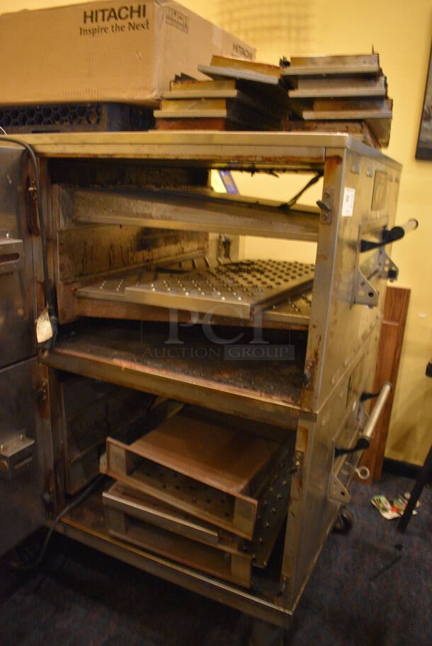 2 FANTASTIC! Middleby Marshall Model PS636G STD Stainless Steel Commercial Gas Powered Pizza Conveyor Ovens on Commercial Casters. This Unit Was Only Used For TWO SEASONS!! This Unit Will Be Professionally Uninstalled. 64x42x55.5. 2 Times Your Bid! Tested and Working! - Image 7 of 12