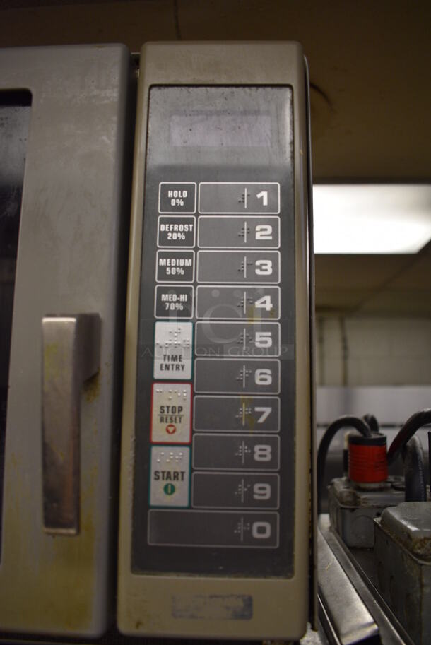Amana Metal Commercial Countertop Microwave Oven. 21x18x14.5. Tested and Working! - Image 4 of 5