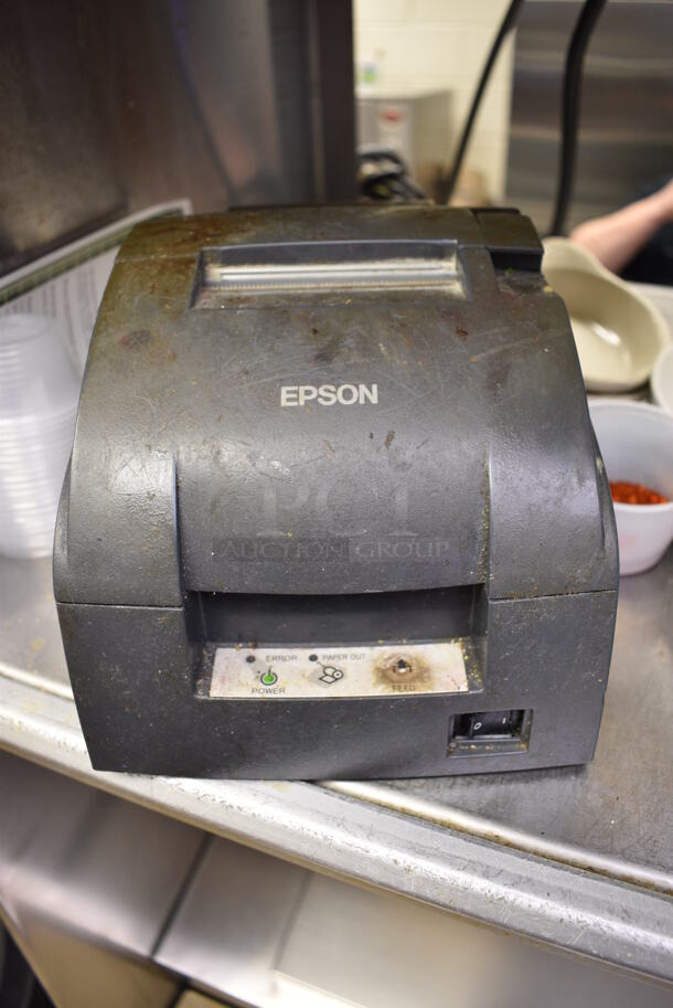 Epson Model M188B Countertop Receipt Printer. 6.5x9.5x5.5