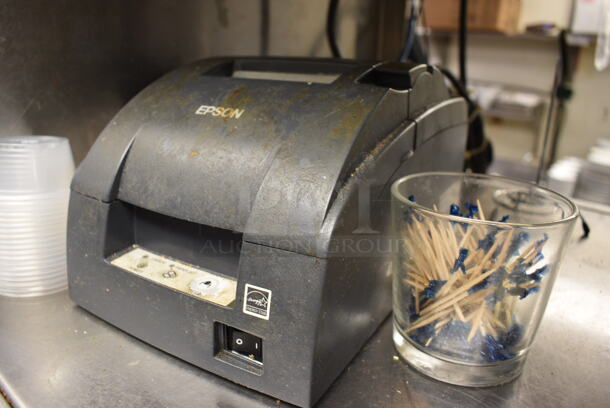 Epson Model M188B Countertop Receipt Printer. 6.5x9.5x5.5 - Image 2 of 4