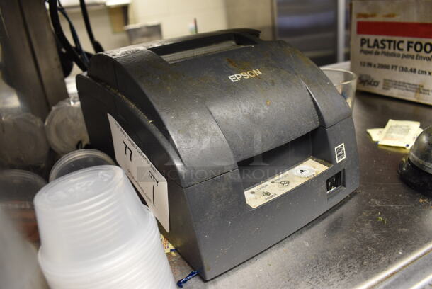 Epson Model M188B Countertop Receipt Printer. 6.5x9.5x5.5 - Image 3 of 4